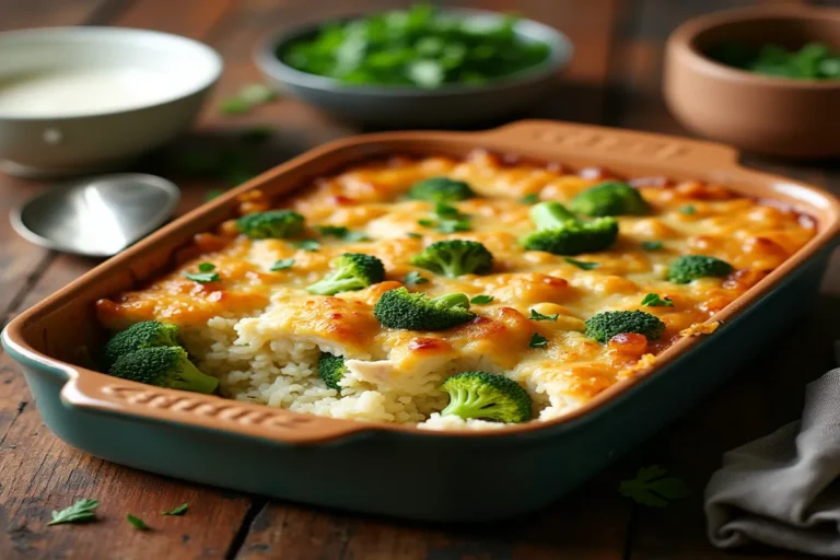 Chicken Broccoli Rice Casserole 4