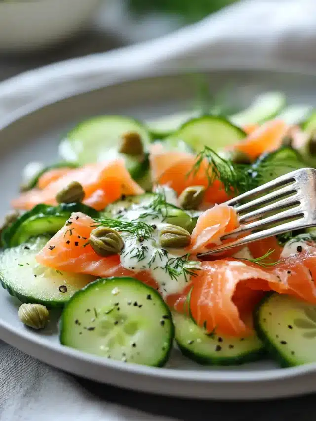 Cucumber Smoked Salmon Salad – 5 Reasons You’ll Love This Creamy & Refreshing Recipe