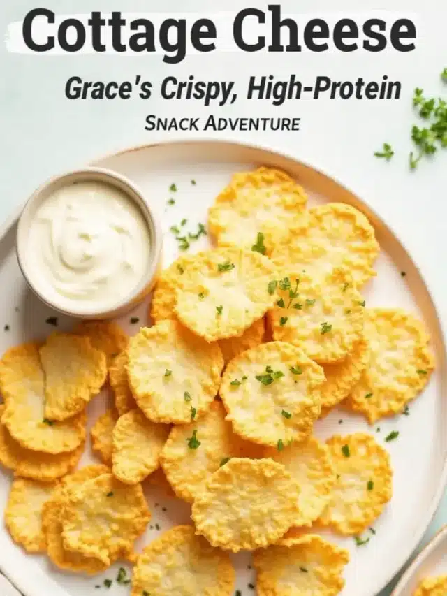 Cottage Cheese Chips: Grace’s Crispy, High-Protein Snack Adventure