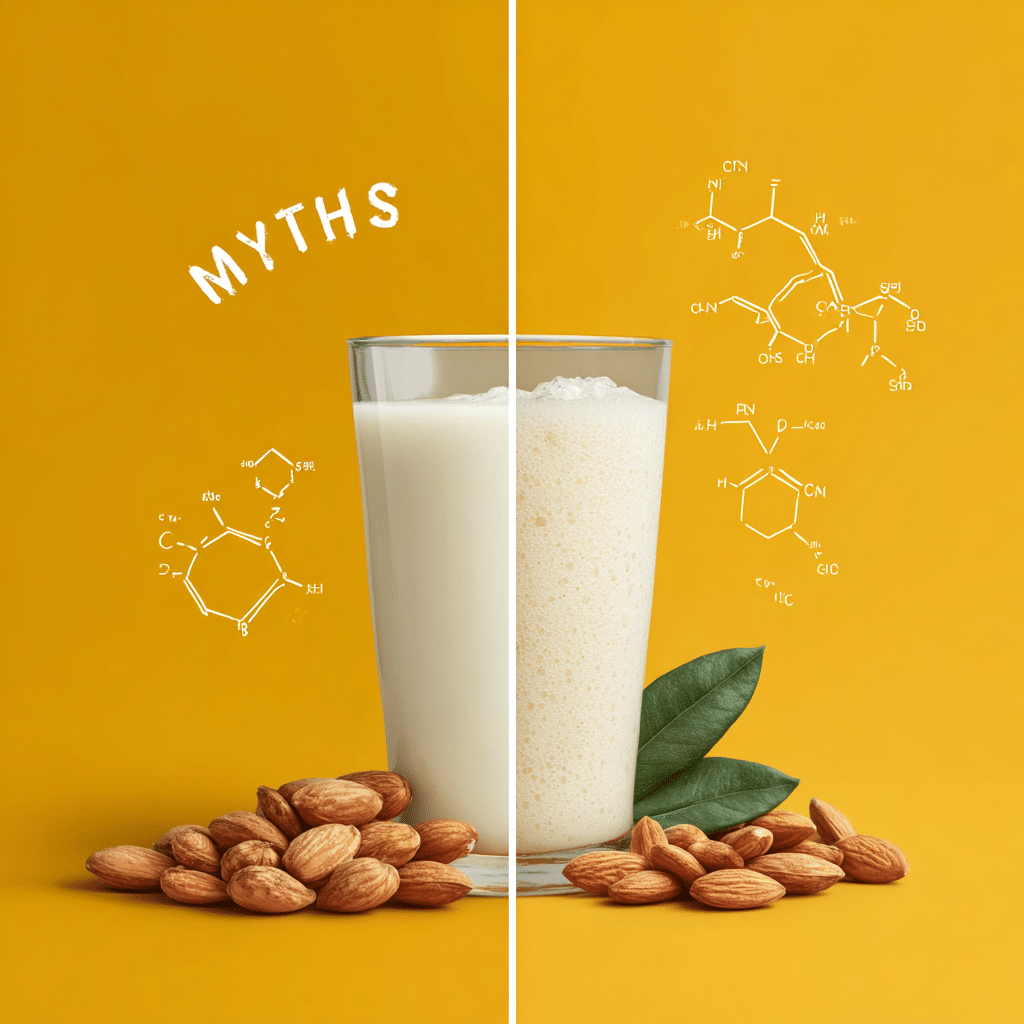 Almond milk myths vs science-based facts
