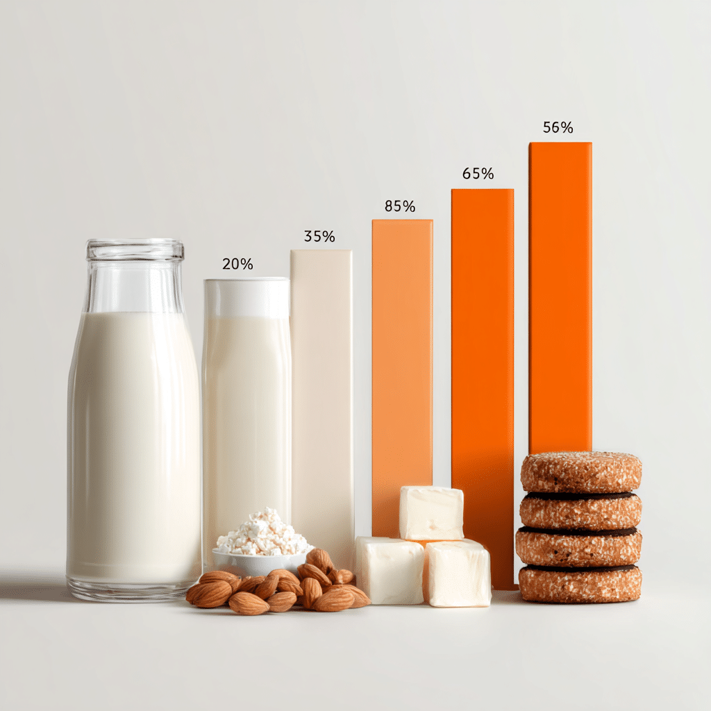 Almond milk vs dairy milk nutrition comparison